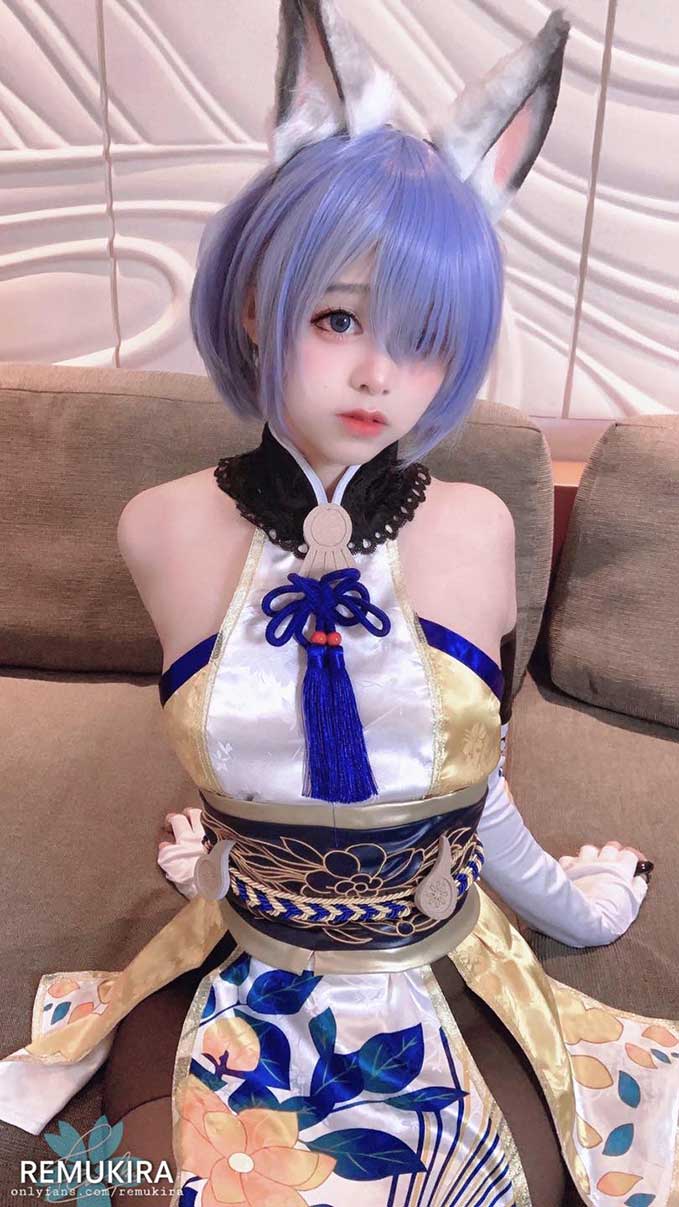 วาร์ป น้อง ริมุ Remukira เน็ตไอดอลสายคอสเพลย์ Onlyfans คิมูจิโดนใจ 10