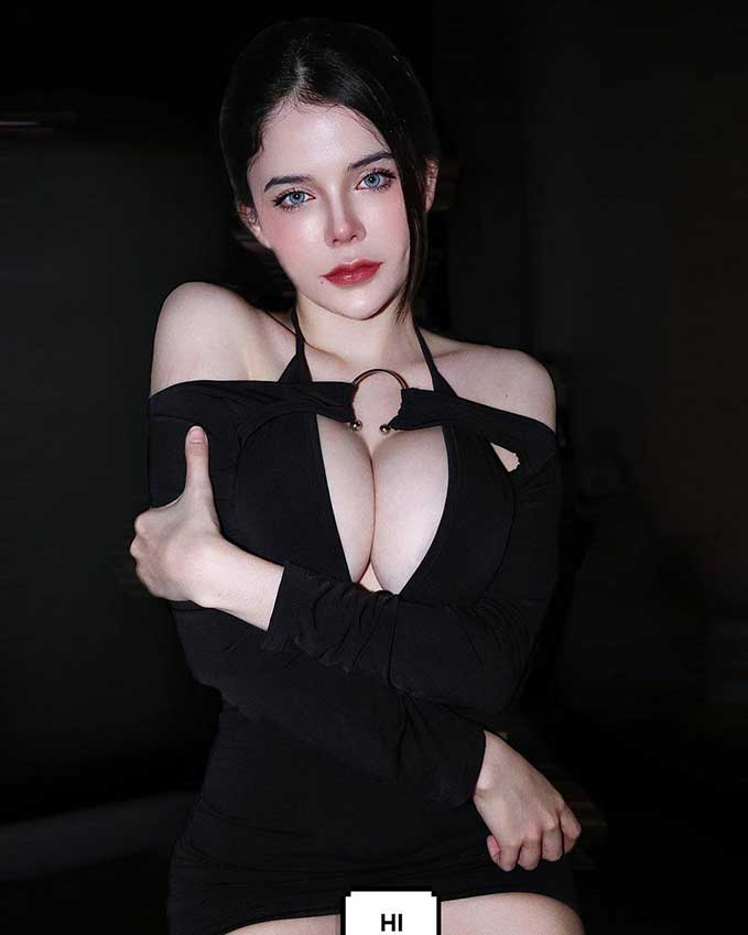 วาร์ป น้องจัสมิน สาวสวยตาคมหน้าฝรั่ง น่ารักสดใสขาวอมชมพู 11