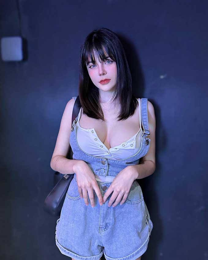 วาร์ป น้องจัสมิน สาวสวยตาคมหน้าฝรั่ง น่ารักสดใสขาวอมชมพู 12