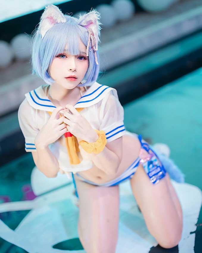 วาร์ป น้องไอโกะจัง สาวคอสเพลย์ไซซ์มินิ สุดแซ่บ Onlyfans เซ็กซี่ยั่วๆ 17